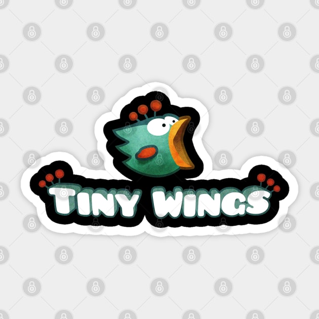 Tiny Wings Sticker by Tollivertees